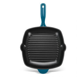 FISSMAN Tigaie grill Fissman, fonta emailata, 27x27x5 cm, albastru (FI-4043)