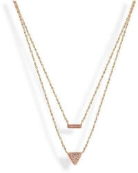 Victoria Rose gold színű rózsaszín köves nyaklánc - lord - 2 694 Ft