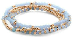 Victoria Rose gold színű kék gyöngyös karkötő - lord