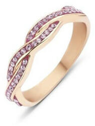 Victoria Rose gold színű rózsaszín köves gyűrű - lord - 2 934 Ft