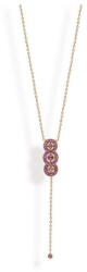 Victoria Rose gold színű rózsaszín köves nyaklánc - lord - 3 035 Ft