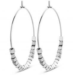 Victoria Ezüst színű kockás fülbevaló - lord