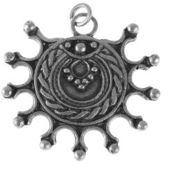 NNM Pandantiv (amuletă soare) DEVANA - zinc/argint - SLE744