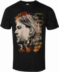 ROCK OFF Tricou pentru bărbați NIRVANA - Kurt Cobain - Coloured Side View - Negru - ROCK OFF - KCTS07MB