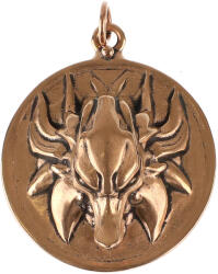 NNM Pandantiv (amuletă) SLOVANSKÝ VLK - bronz - SRB03
