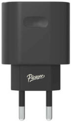 Picasee USB-C PD síťová nabíječka s rychlo-nabíjením 20W - Černá