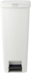 Brabantia StepUp pedálos kuka hulladéktípus jelölő ablakkal, lecsapódásgátló fedél, 40L - L méret, 91% újrahasznosított műanyag, világosszürke - 800009 (800009)