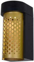 Lucide Kiran arany-fekete LED kültéri fali lámpa (LUC-45800/10/02) LED 1 izzós IP65 (45800/10/02)