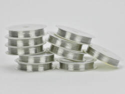  Ezüst dekordrót 0, 4mm*8méter/10 tekercs - OKOSÁR! - kosarbolt