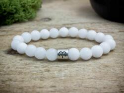 R. M. ékszer Kos horoszkópos tejkvarc karkötő (1033RM21)