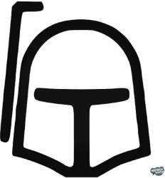 matrica. shop Minimalista Boba Fett Autómatrica