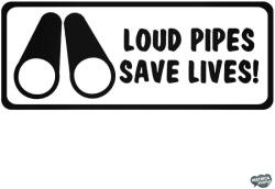 matrica. shop Hangos kipufogó életet ment - Autómatrica