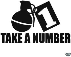matrica. shop Take a number "1" Autómatrica