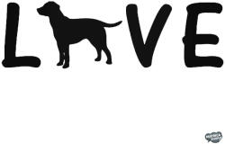 matrica. shop Love Labrador matrica