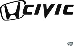 matrica. shop Honda matrica Civic jel és felirat