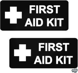 matrica. shop 2 db First AID felirat "1" - Szélvédő matrica