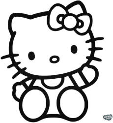 matrica. shop Integető Hello Kitty matrica