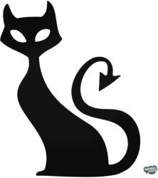 matrica. shop Elegáns macska autómatrica