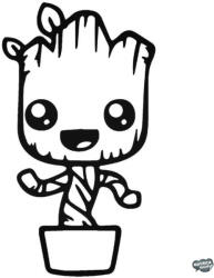 matrica. shop Baby Groot fa Autómatrica