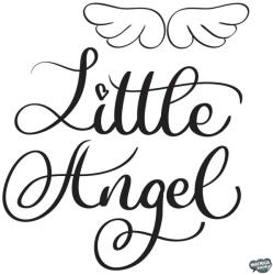 matrica. shop Little Angel felirat Autómatrica