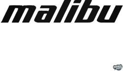 matrica. shop Malibu Logó felirat Autómatrica