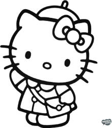 matrica. shop Hello Kitty utazó autómatrica