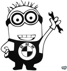 matrica. shop BMW matrica szerelő Minion