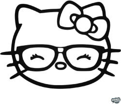 matrica. shop Hello Kitty matrica szemüveges
