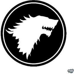 matrica. shop Game of Thrones Stark jelvény Autómatrica
