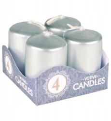 ADMIT Set de lumânări, argintiu - Admit Votive Candles 4 buc