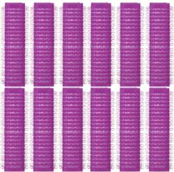Inter-Vion Bigudiuri velcro, diametru 13 mm, violet - Inter-Vion 12 buc