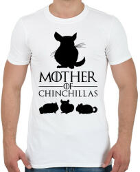 printfashion Mother of Chinchillas - Férfi póló - Fehér (14486210)