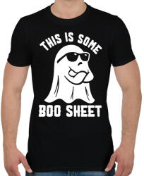 printfashion Boo Sheet - Férfi póló - Fekete (14461925)