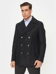 HUGO BOSS Gyapjú kabát H-Hyde-Pcoat-234 50502282 Sötétkék Relaxed Fit (H-Hyde-Pcoat-234 50502282)