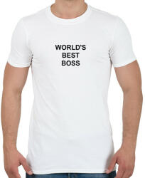 printfashion World's best boss - The Office - Férfi póló - Fehér (14260745)