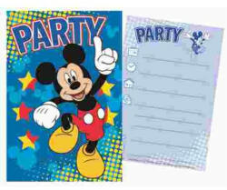 Disney Mickey Party Meghívó (ARJ008031G) - gyerekagynemu