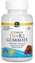 Nordic Naturals Vitamin D3 + K2 Pomegranate 60 Gummies - Nordic Naturals