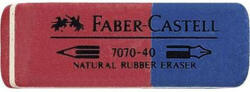 Faber-Castell kék piros radír (770408)