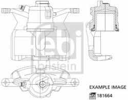 Febi Bilstein Etrier frana FEBI BILSTEIN 181664 - automobilus