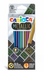 CARIOCA Metallic - metál színű színes ceruza készlet, 12