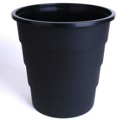 Victoria LVPK01 (15 liter) műanyag fekete papírkosár (LVPK01)