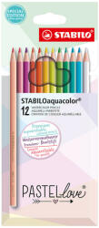 STABILO - STABILO Pastel Love akvarellceruza - 12 darabos készlet