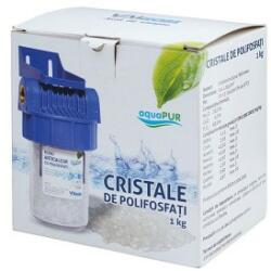 AquaPUR Cristale polifosfati Aquapur 1 kg, protejeaza impotriva depunerilor de calcar (AQUA07000900001)