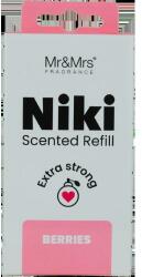 Mr&Mrs Fragrance Niki Refill Berries parfumuri de mașină Rezerva 1 buc unisex