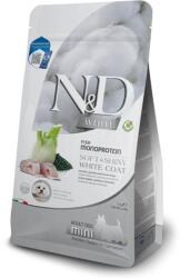 N&D N&D White Adult Mini cu Biban de Mare, Spirulina si Fenicul, 2 kg