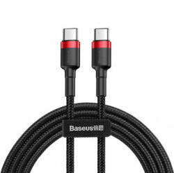 Baseus Cablu Date/Incarcare Baseus USB-C - USB-C Cafule 60W 1m Rosu