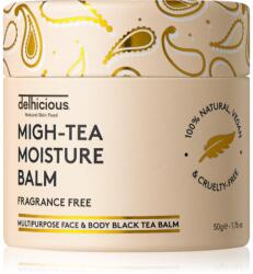 delhicious MIGH-TEA MOISTURE BALM balsam multifuncțional pentru piele foarte uscata si sensibila fără parfum 50 g