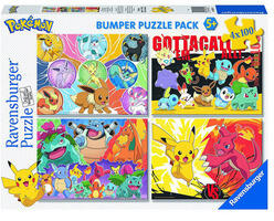Ravensburger Puzzle 4x100 db - Pokemon (5651)