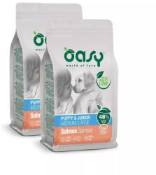 Oasy Dog OAP Puppy Medium/Large Salmon 2x2, 5kg