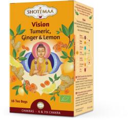 Shoti Maa bio vision kurkuma, gyömbér és citrom tea 16x2g 32 g - vital-max